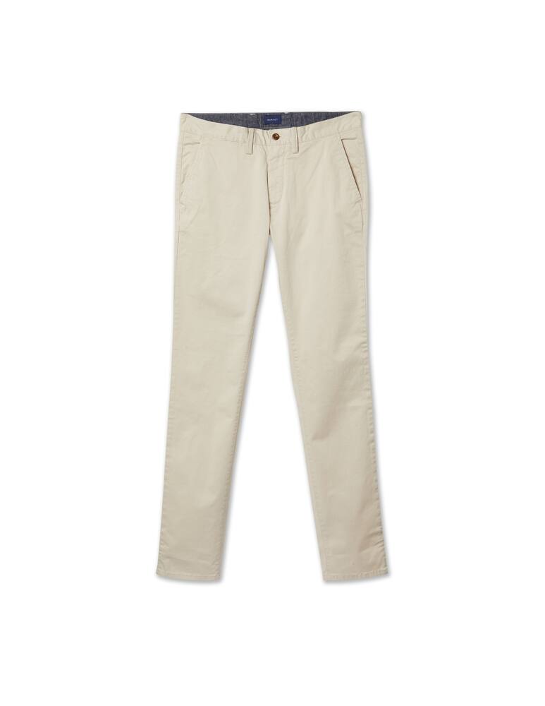 rinascente Gant Twill slim chino pant - white