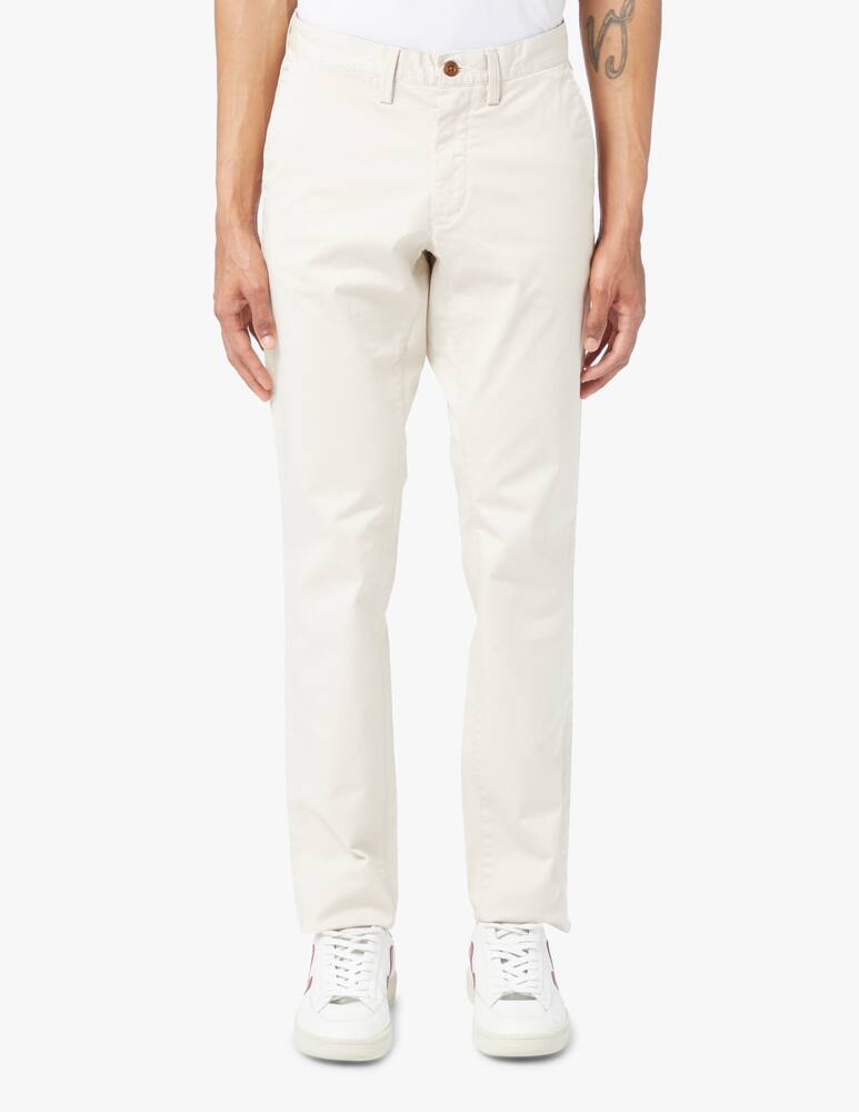 rinascente Gant Twill slim chino pant - white