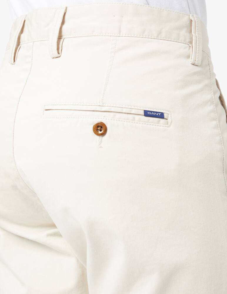 rinascente Gant Twill slim chino pant - white