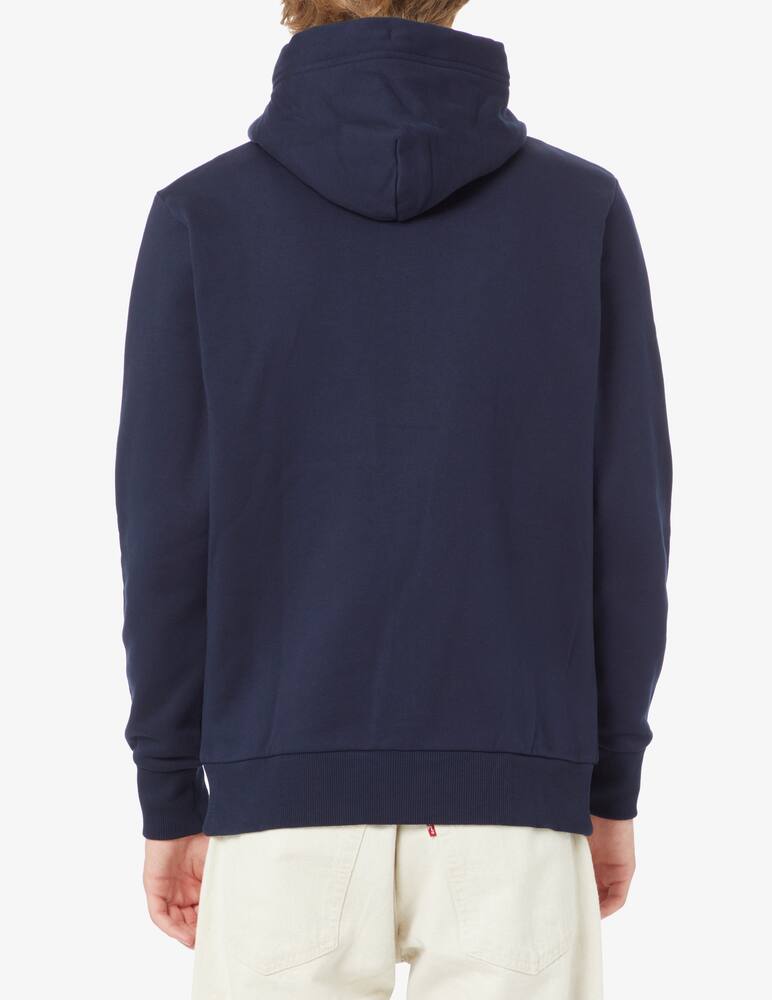 rinascente Gant Fzip archive shield hoodie - Blue