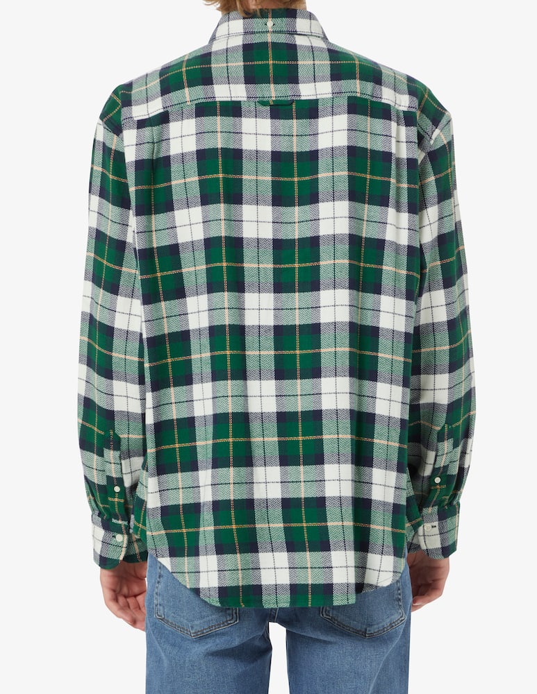 Gant Camiciaicia manica lunga a quadri in flanella - Verde - immagine 3 Gant Camiciaicia manica lunga a quadri in flanella - Verde - immagine 3