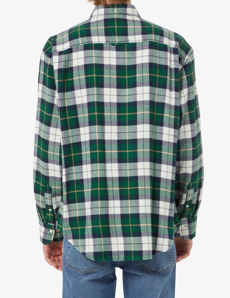 rinascente Gant Check flannel shirt - Green