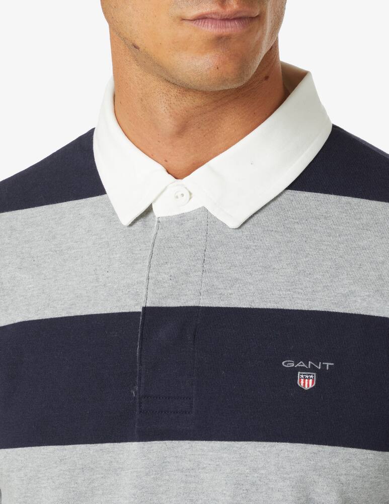 rinascente Gant Polo manica lunga in cotone - Blu