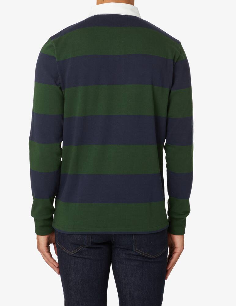Gant Polo manica lunga in cotone - Verde - immagine 3 Gant Polo manica lunga in cotone - Verde - immagine 3