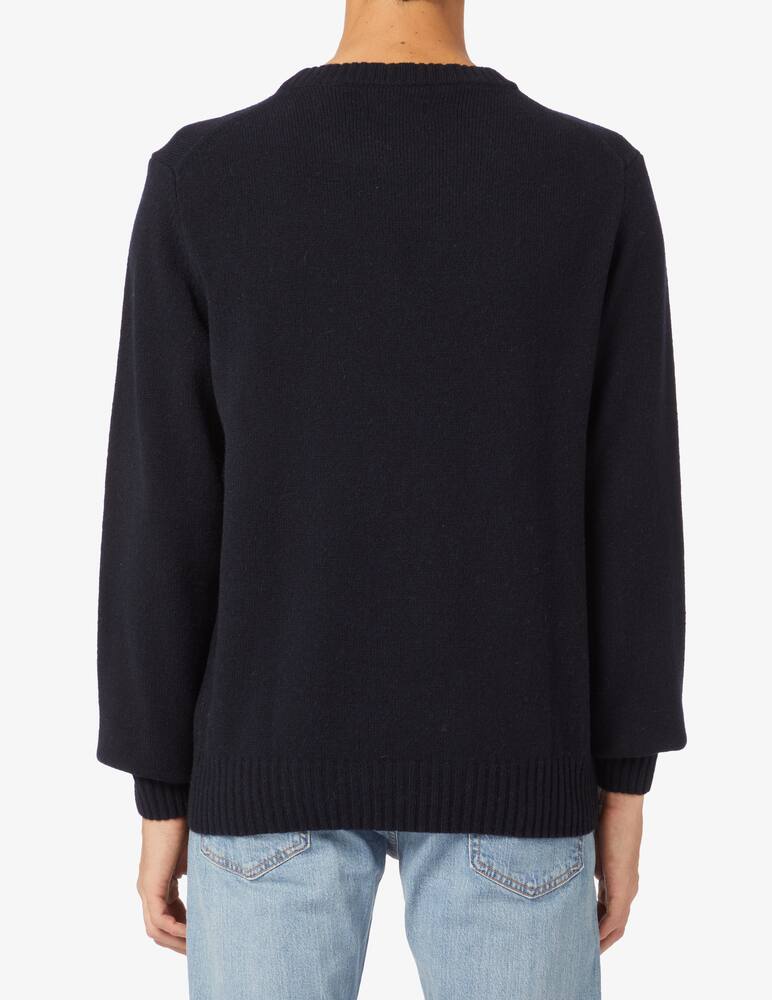 rinascente Gant Shetland wool roundneck sweater - Black