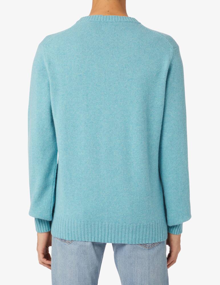 rinascente Gant Shetland wool roundneck sweater - Light blue