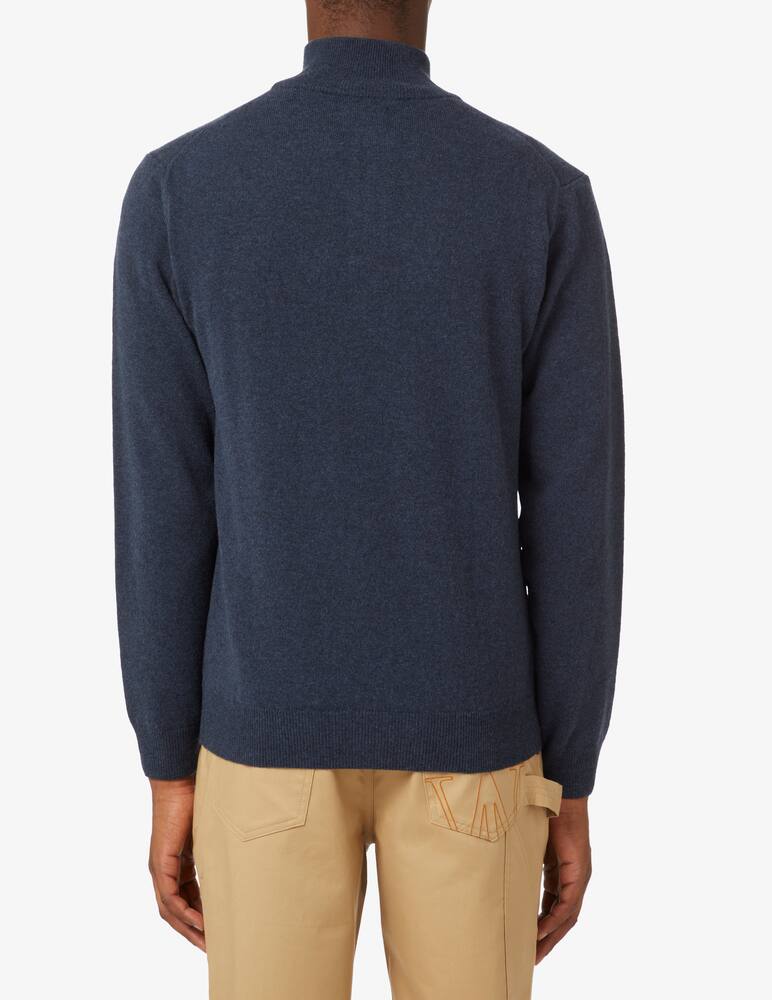 rinascente Gant Mzip lambswool sweater - Blue