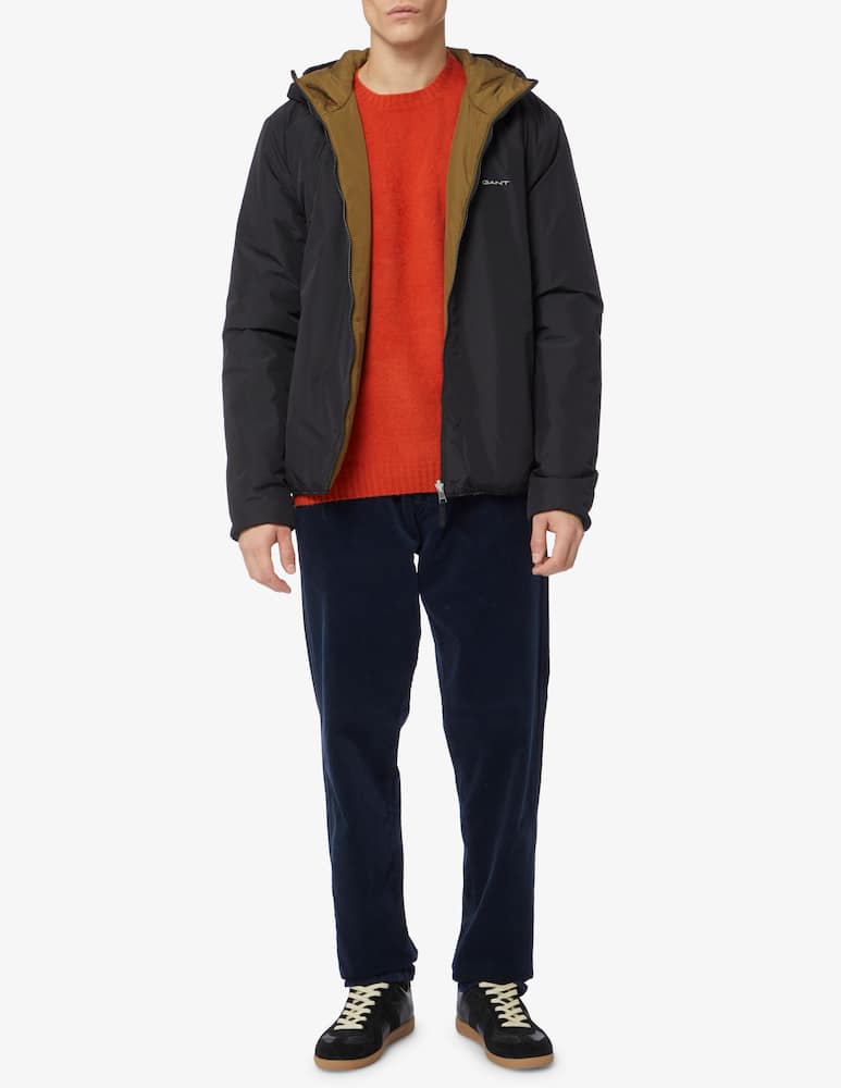 rinascente Gant Giacca bomber reversibile con cappuccio - Nero