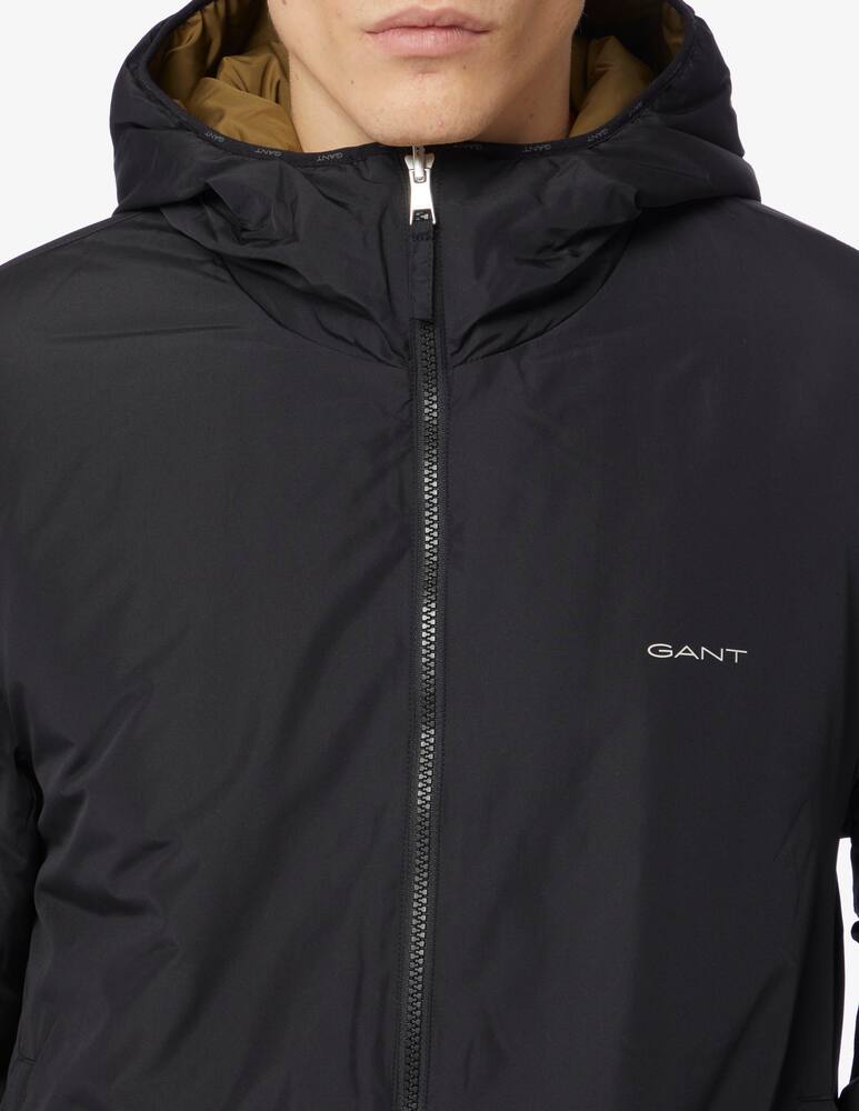 rinascente Gant Giacca bomber reversibile con cappuccio - Nero