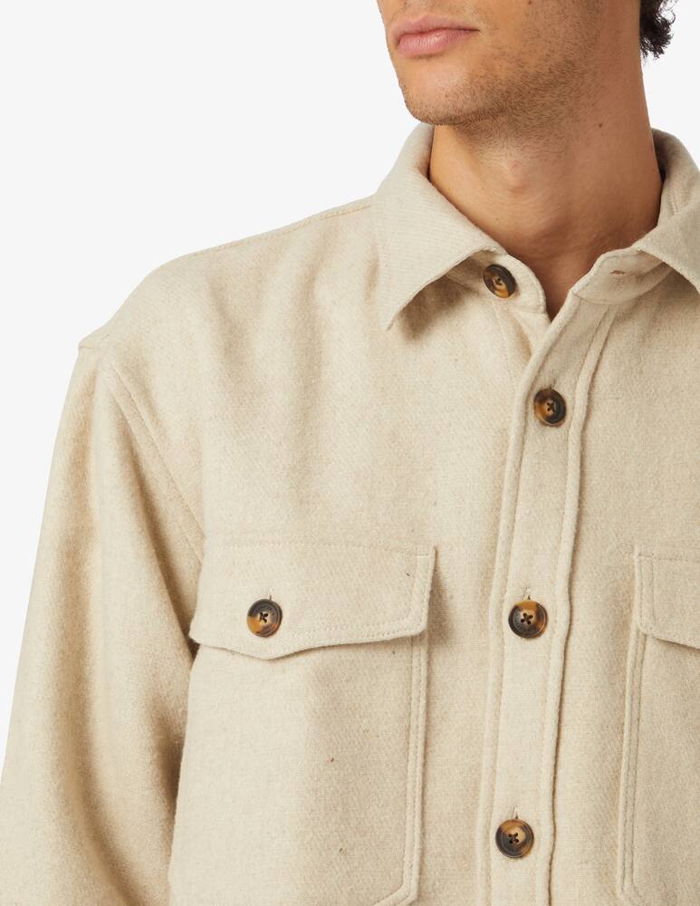 rinascente Gant Camicia overshirt in lana - Beige