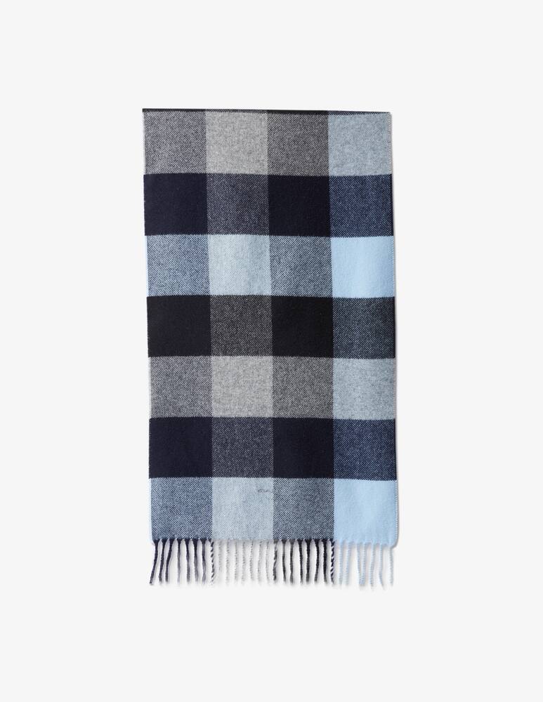 rinascente Gant Wool check scarf - Blue