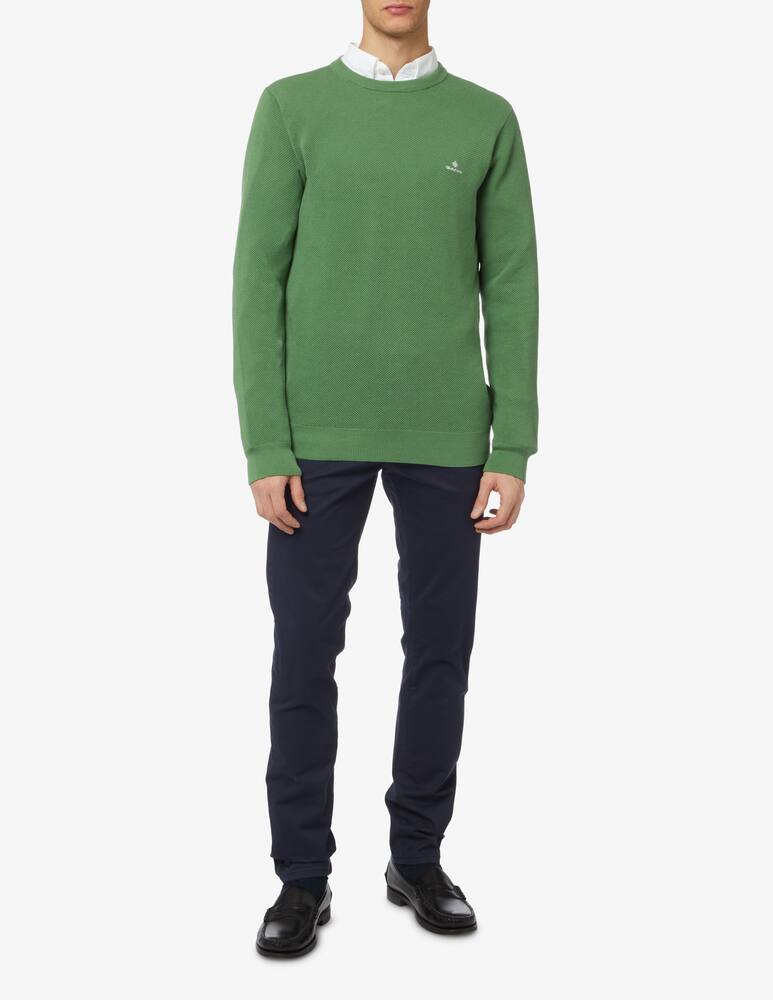 rinascente Gant Rice grain crewneck jumper 