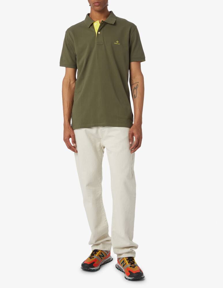 rinascente Gant Polo piquet con contrasto 