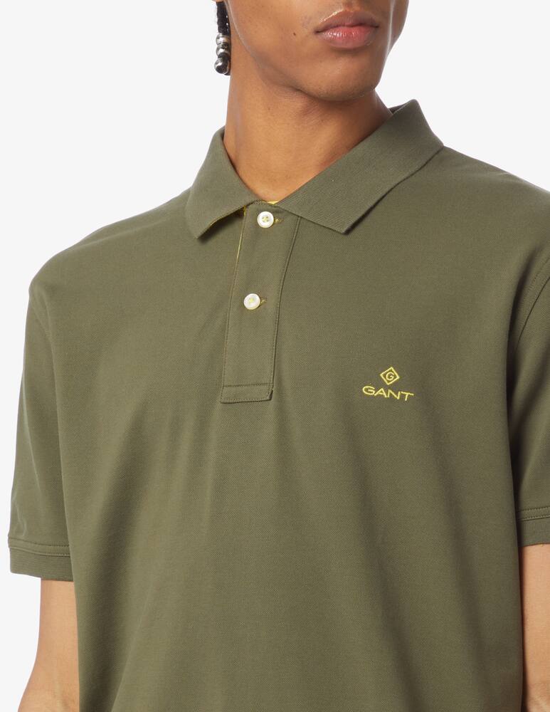 rinascente Gant Polo piquet con contrasto 