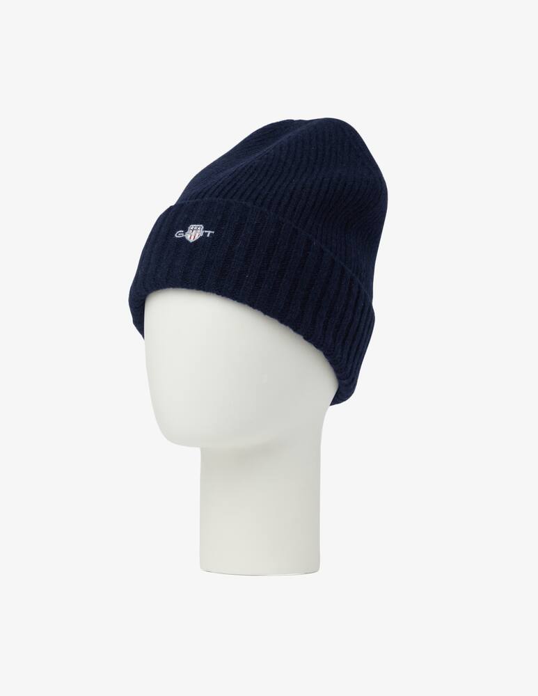 Merc Elbert - Cappello Beanie Uomo In Cotone A Coste Waffle, Doppio Strato, Con Emblema Corona
