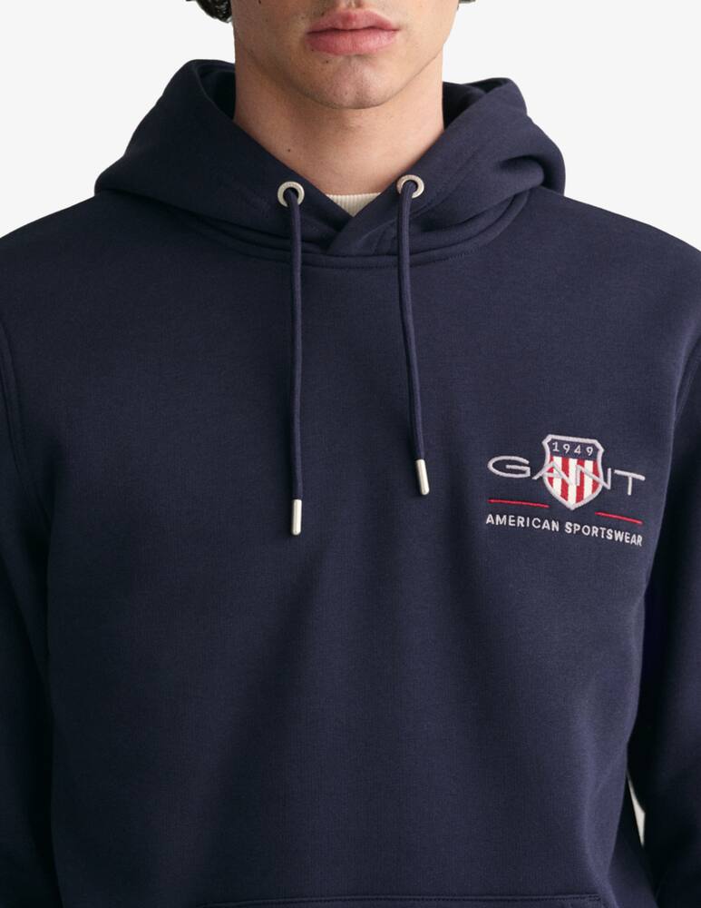 rinascente Gant Archive shield hoodie