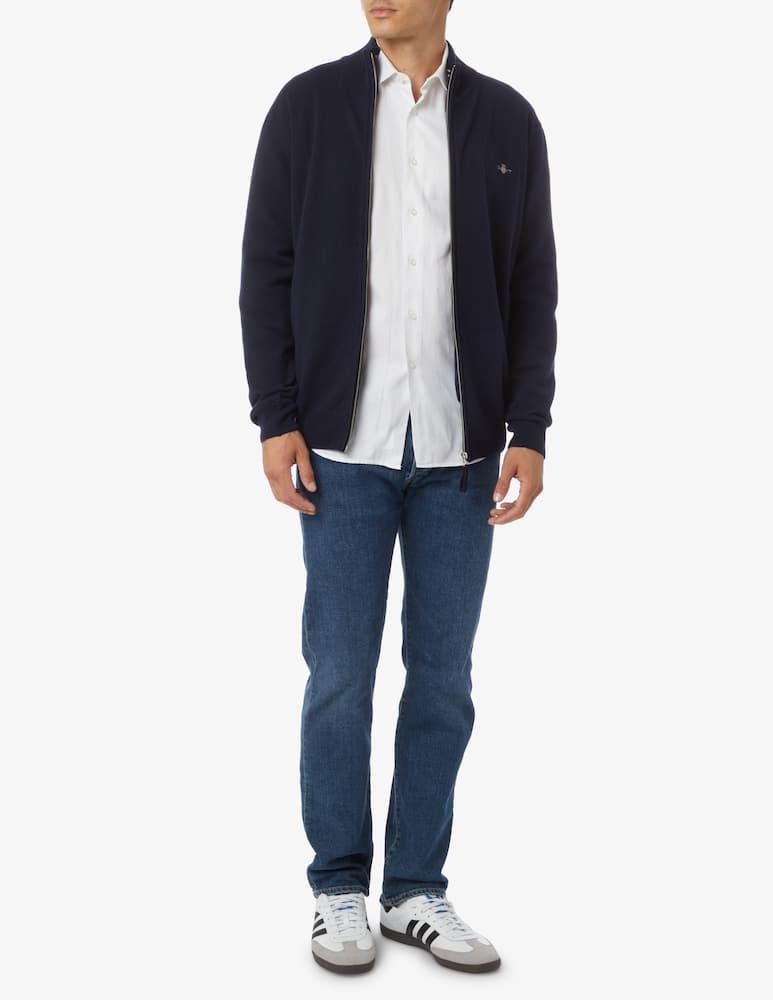 Gant Lambswool zipped jumper - picture 2 Gant Lambswool zipped jumper - picture 2