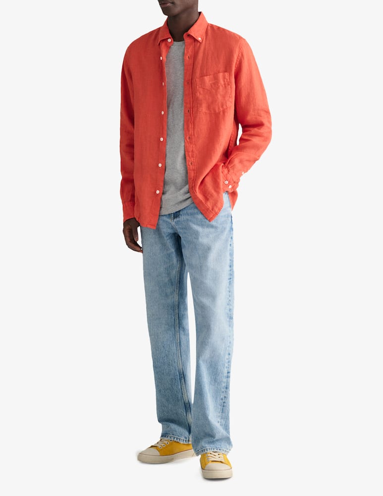 rinascente Gant Camicia lino tinto capo