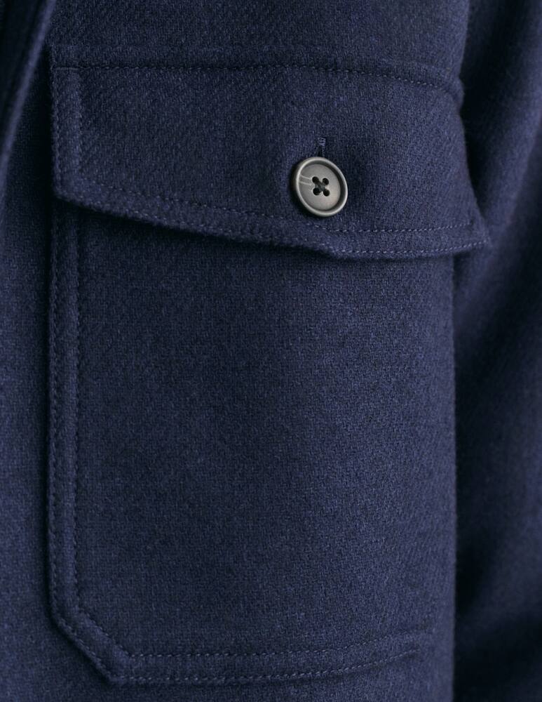 rinascente Gant Wool blend overshirt with pockets