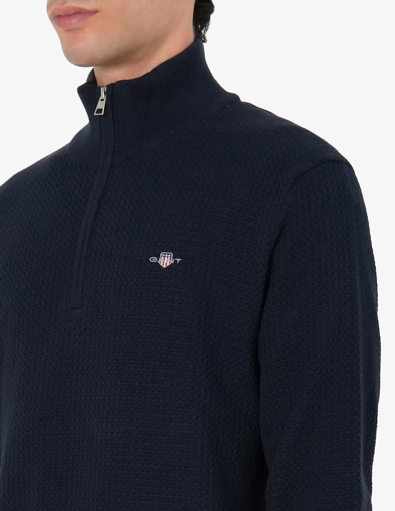 Gant Maglione cotone mezza zip - immagine 4 Gant Maglione cotone mezza zip - immagine 4