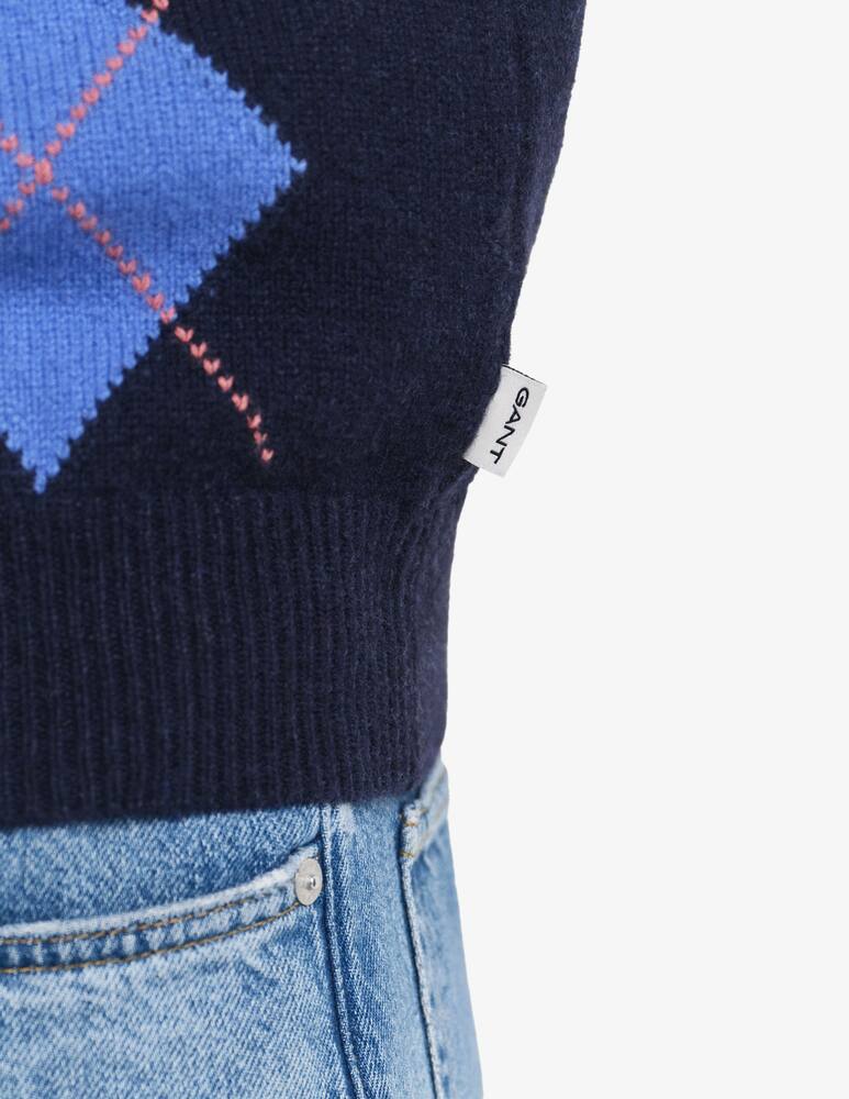 rinascente Gant Maglia girocollo a rombi