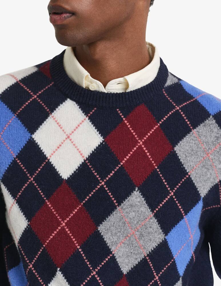 rinascente Gant Maglia girocollo a rombi