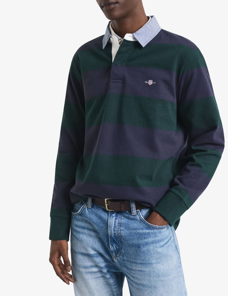 Gant Maglia a righe pesante Chambray - immagine 1 Gant Maglia a righe pesante Chambray - immagine 1