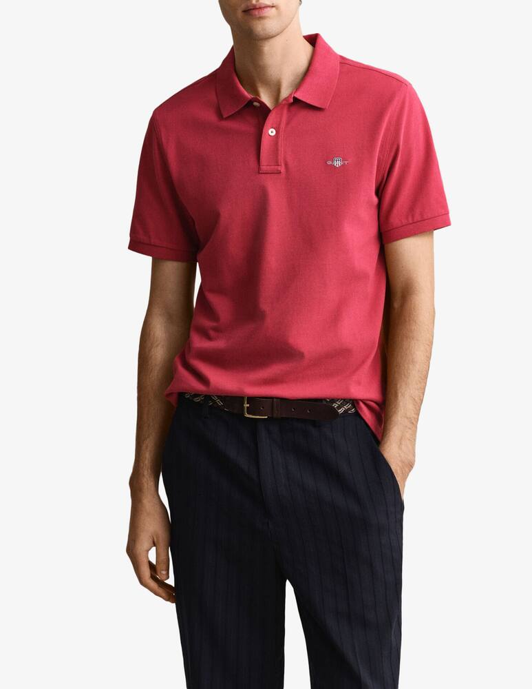 Gant Polo piqué con logo rgular fit - immagine 1 Gant Polo piqué con logo rgular fit - immagine 1