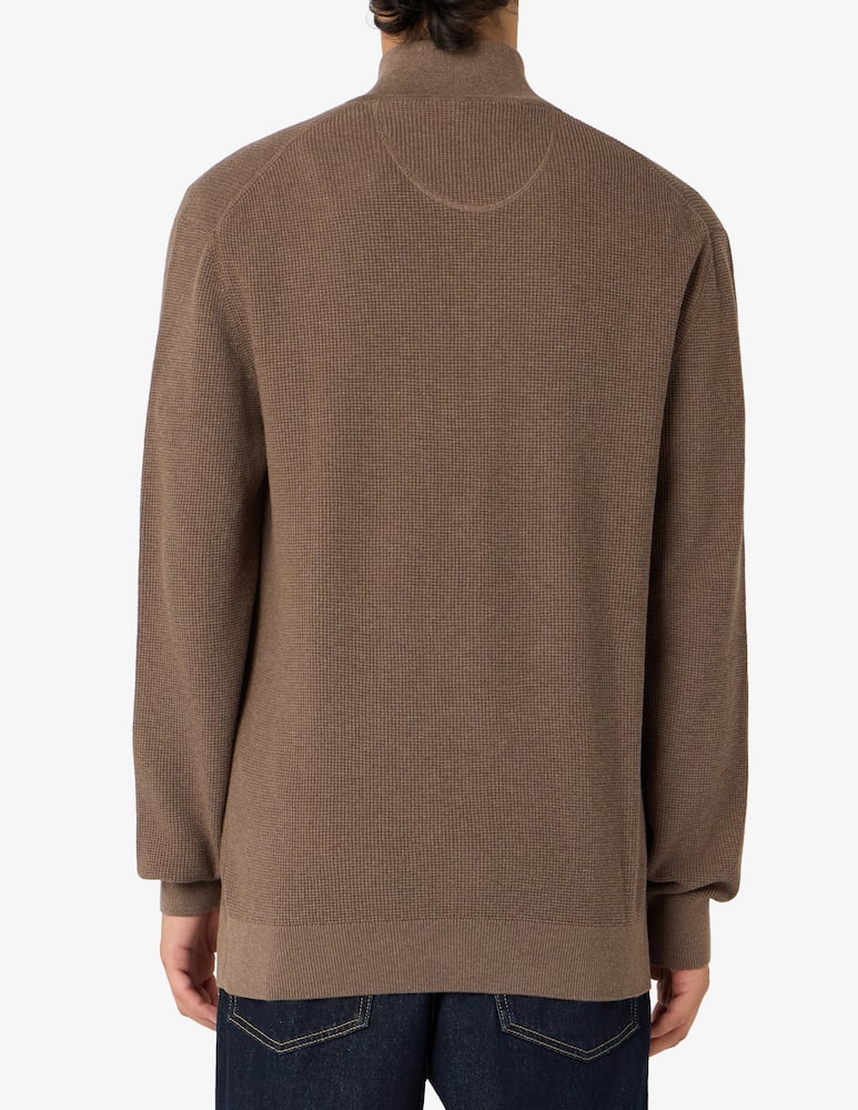 rinascente Gant Maglia micro testurizzata con zip