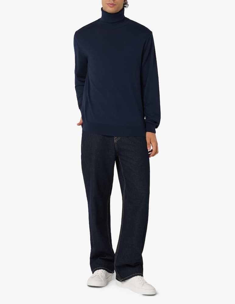 Gant Dolcevita in cotone e lana con logo - immagine 2 Gant Dolcevita in cotone e lana con logo - immagine 2