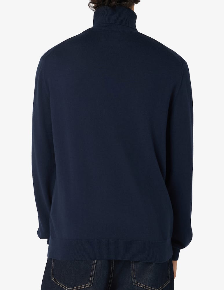 Gant Dolcevita in cotone e lana con logo - immagine 3 Gant Dolcevita in cotone e lana con logo - immagine 3