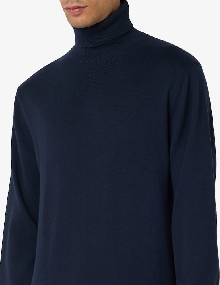 Gant Dolcevita in cotone e lana con logo - immagine 4 Gant Dolcevita in cotone e lana con logo - immagine 4