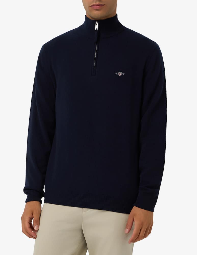 Gant lambswool half-zip jumper - picture 1 Gant lambswool half-zip jumper - picture 1