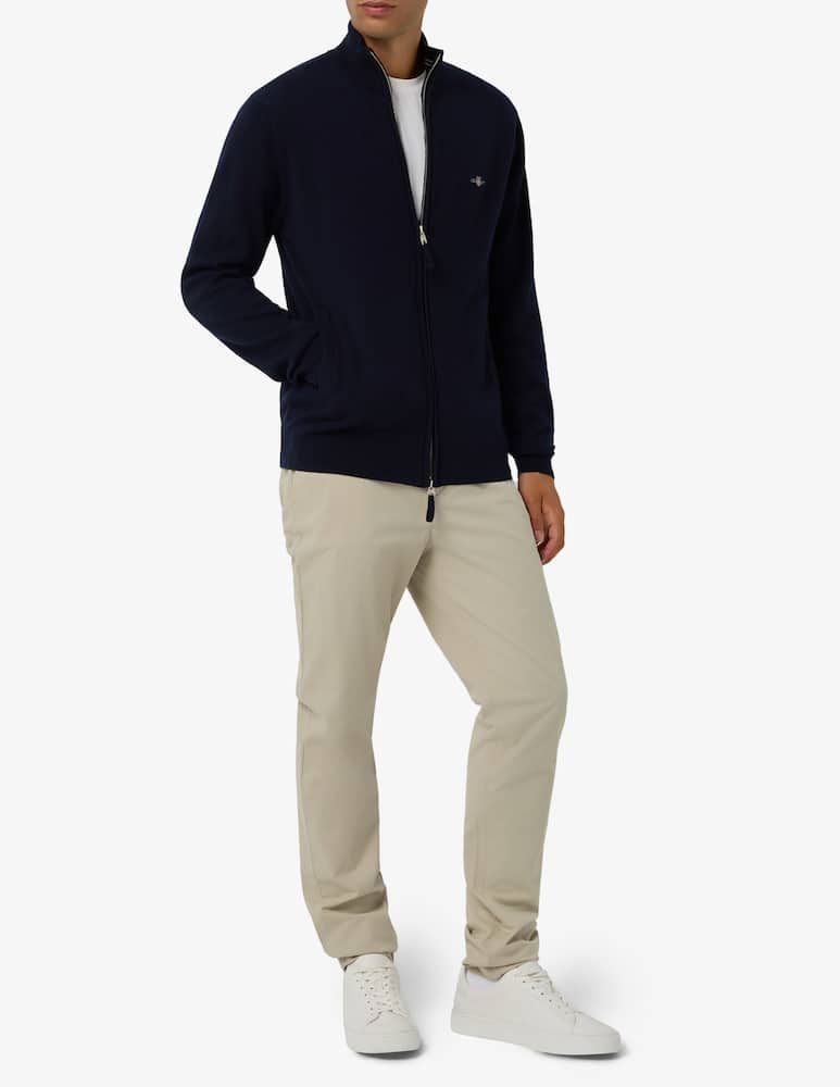 rinascente Gant Cardigan con zip in lana
