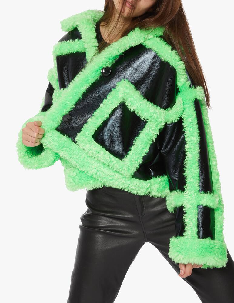 rinascente Stand Studio Giacca shearling bicolor Fay