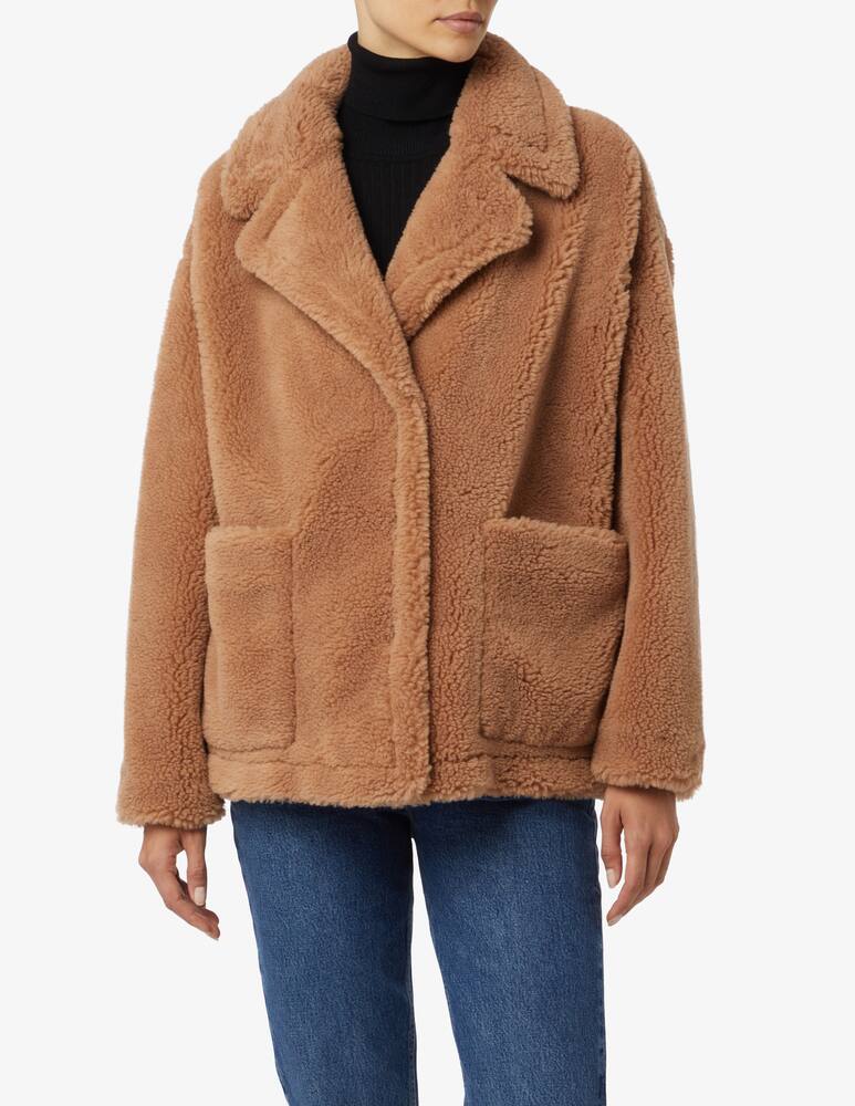 Stand Studio Marina crop teddy coat - Brown - picture 1 Stand Studio Marina crop teddy coat - Brown - picture 1