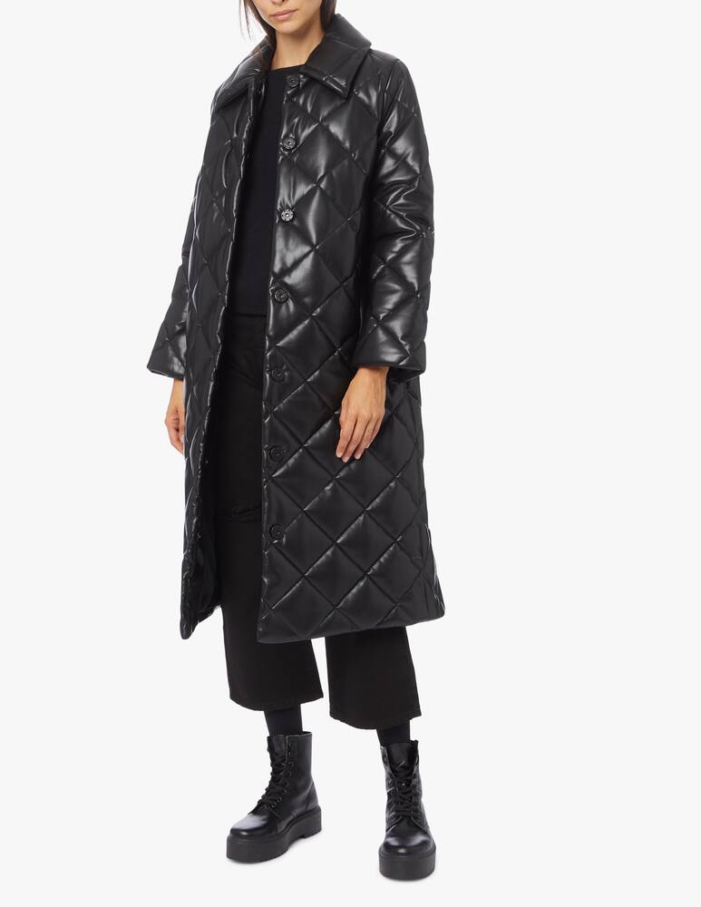 rinascente Stand Studio Faux leather quilted coat Dorothea