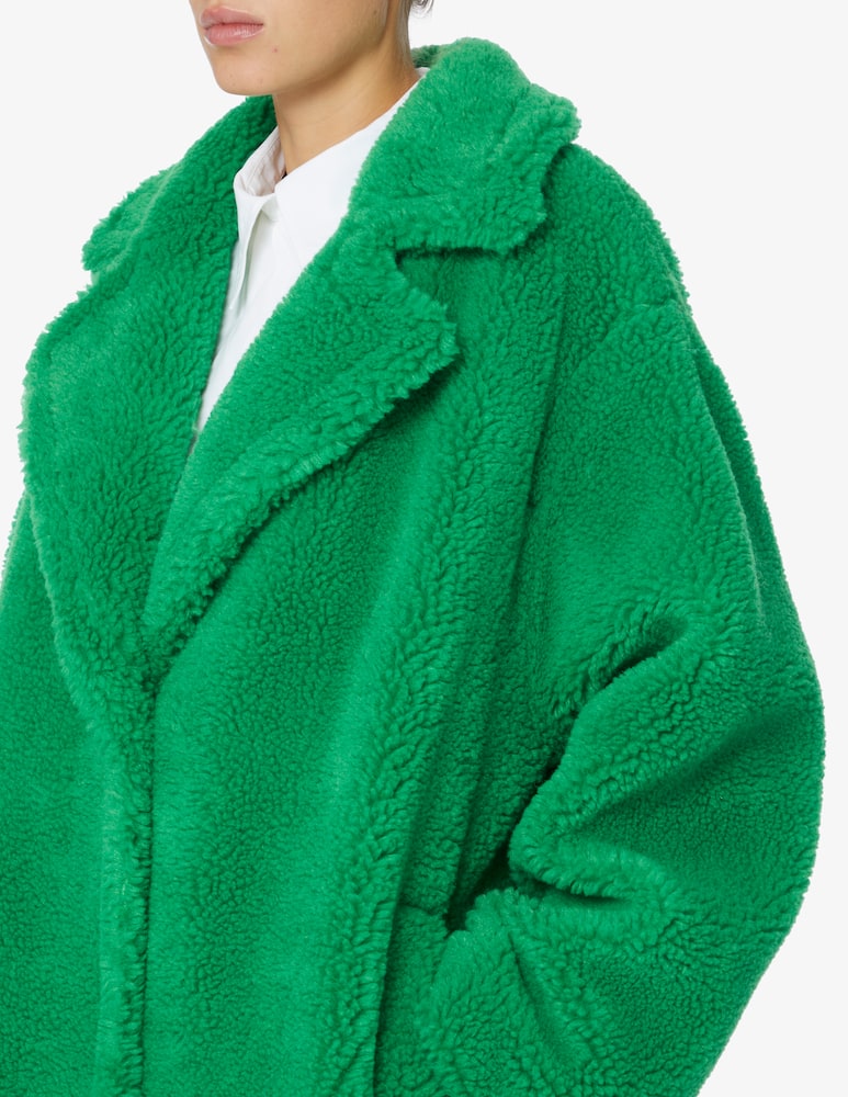 rinascente Stand Studio Cappotto midi teddy Maria - Verde