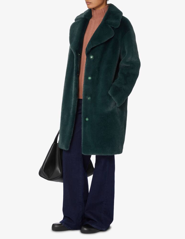 rinascente Stand Studio Cappotto in velluto Camille - Verde