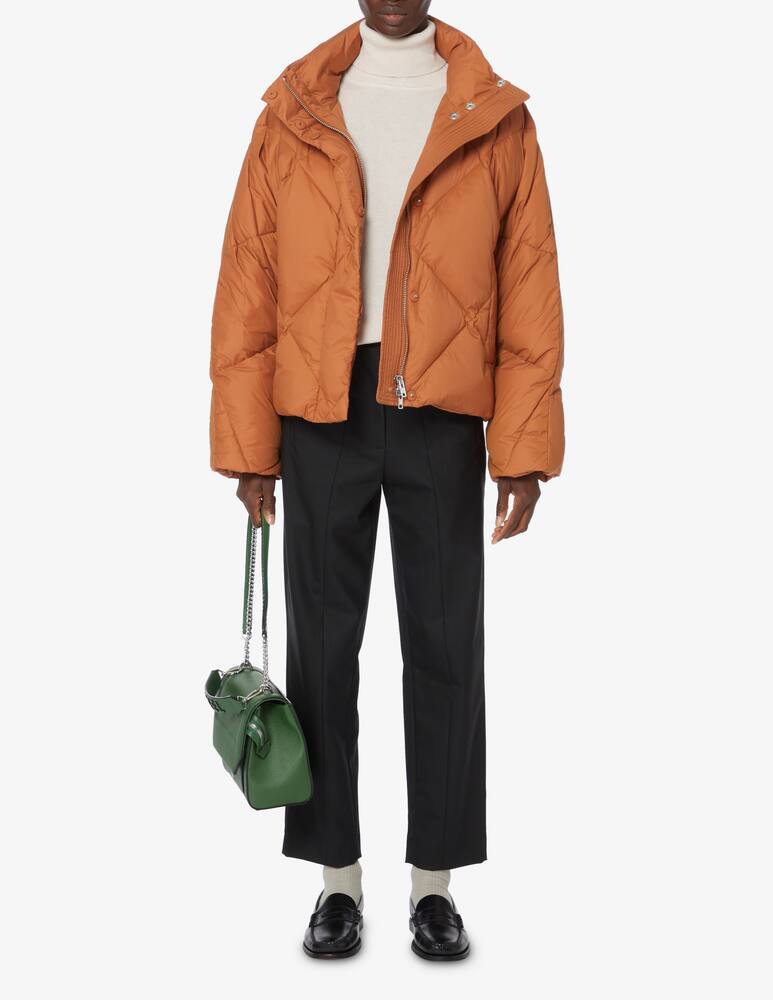 rinascente Stand Studio Aina crop quilted down jacket - Orange