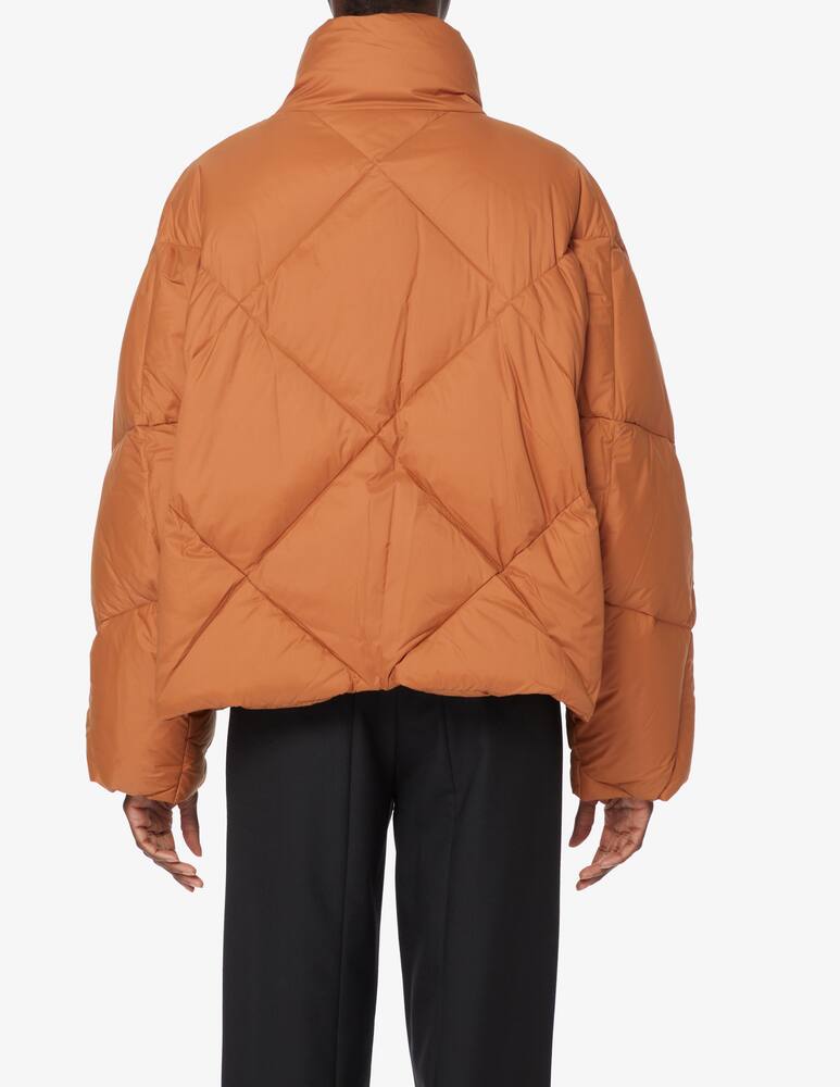 rinascente Stand Studio Aina crop quilted down jacket - Orange