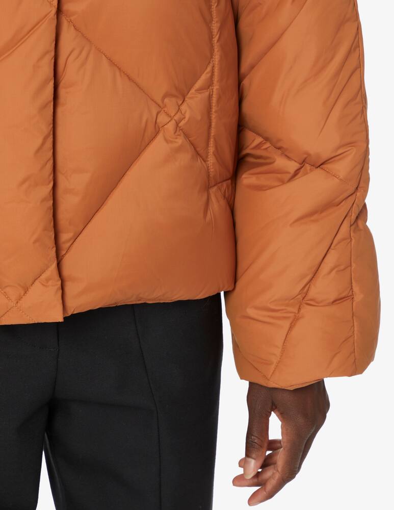 rinascente Stand Studio Aina crop quilted down jacket - Orange