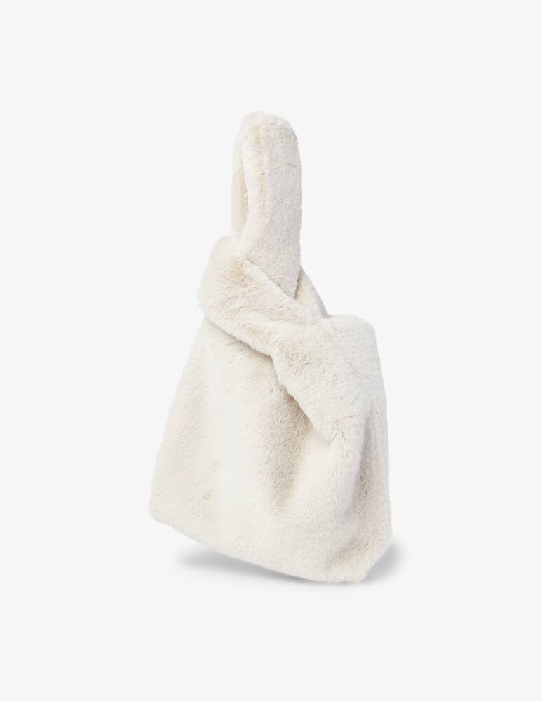 rinascente Stand Studio Market faux fur bag - White