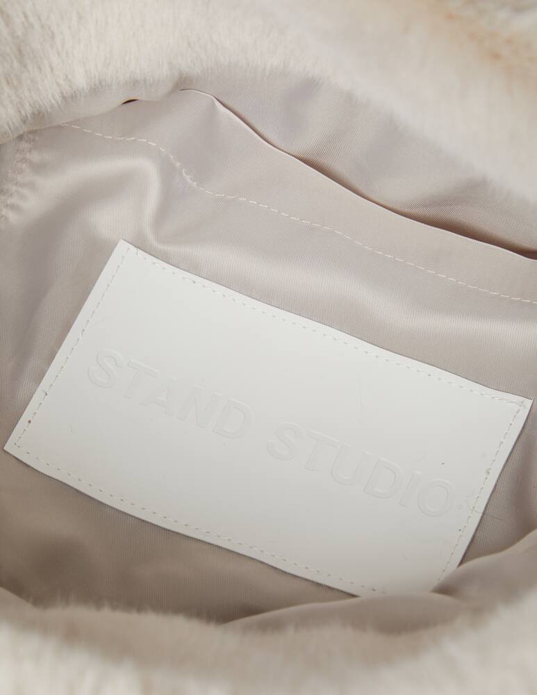 rinascente Stand Studio Market faux fur bag - White