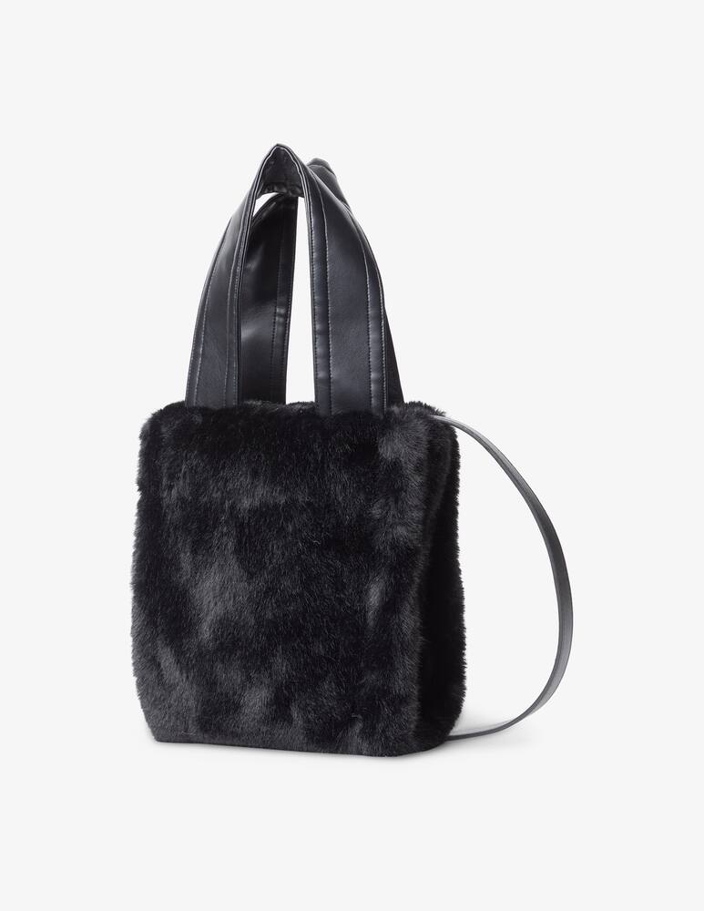 rinascente Stand Studio Lisetnis faux fur shearling bag - Black
