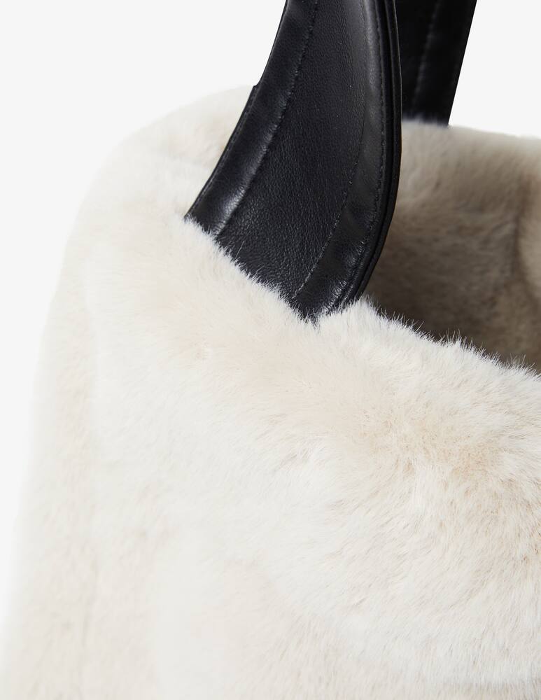 rinascente Stand Studio Borsa in pelliccia sintetica Lisetnis - Beige