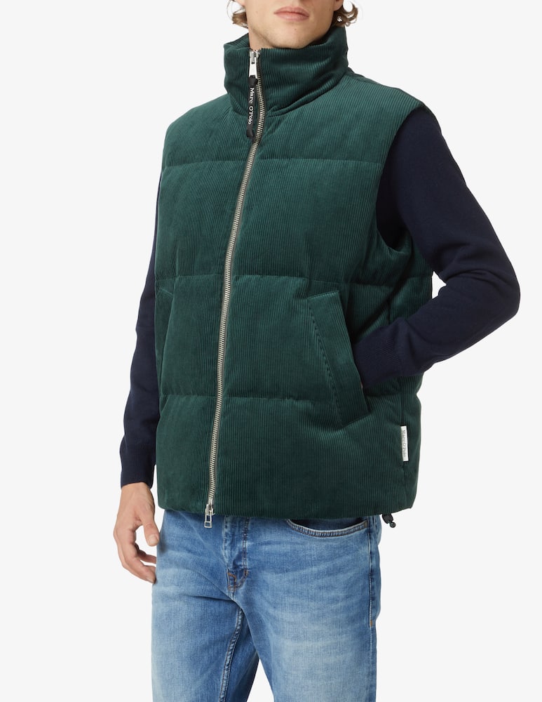 Marc O'Polo Corduroy puffer vest - Green - picture 1 Marc O'Polo Corduroy puffer vest - Green - picture 1