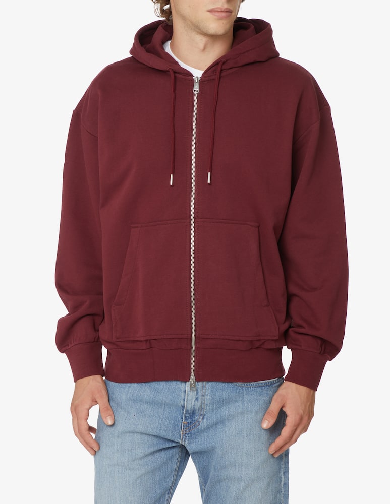 Marc O'Polo Kangaroo zipped hoodie - Red - picture 1 Marc O'Polo Kangaroo zipped hoodie - Red - picture 1
