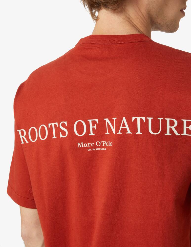 Marc O'Polo Front and back printed t-shirt - Red - picture 4 Marc O'Polo Front and back printed t-shirt - Red - picture 4