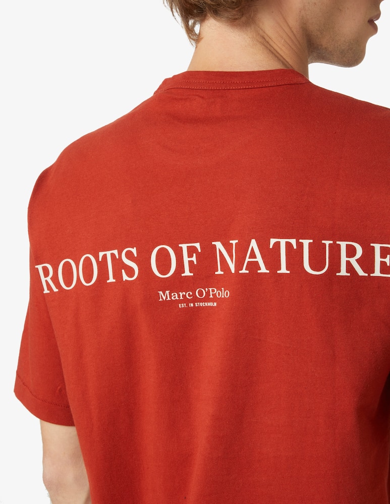 rinascente Marc O'Polo Front and back printed t-shirt - Red
